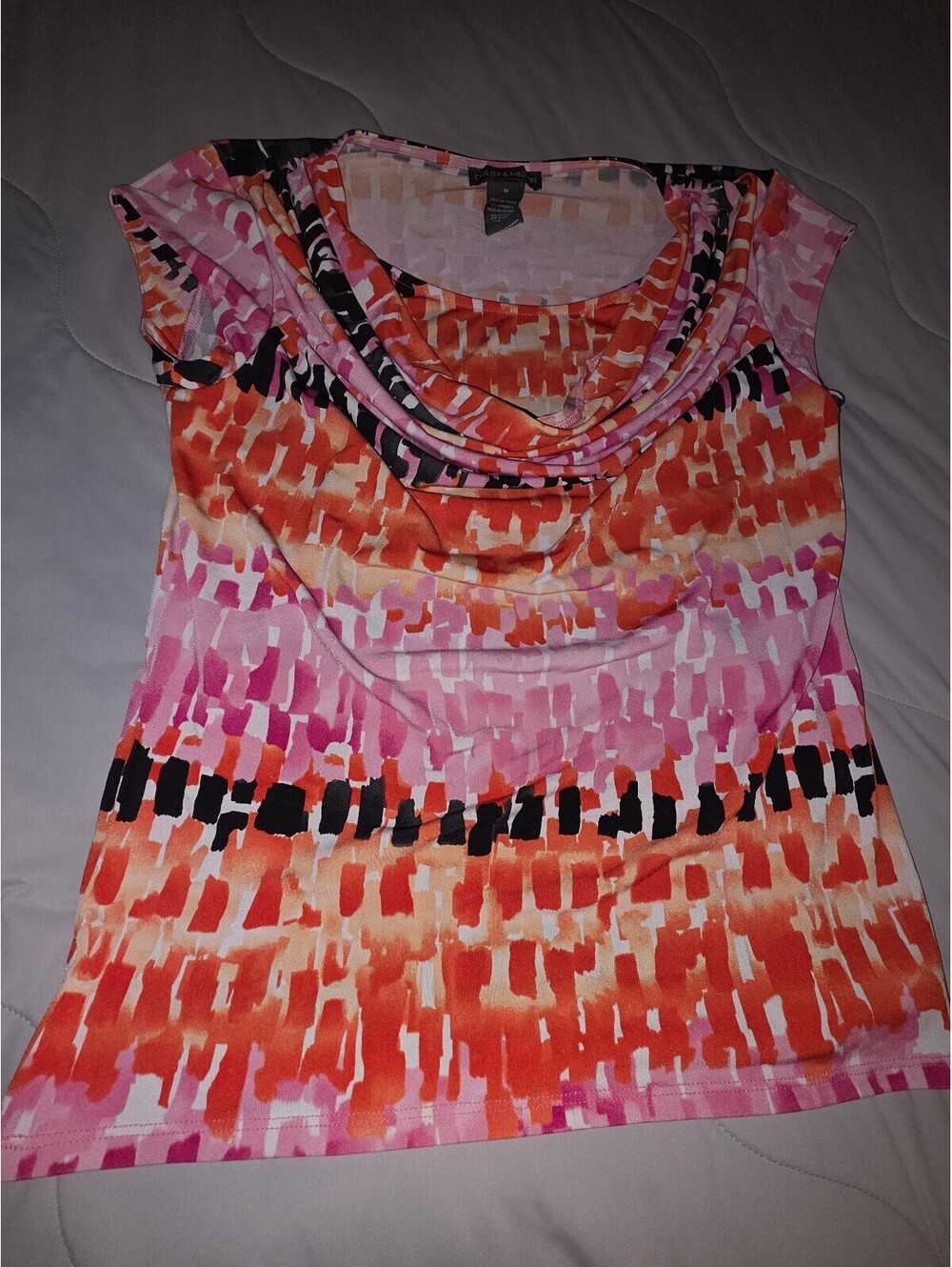 Chelsea & Theodore blouse, work or weekend, modern design, size Medium